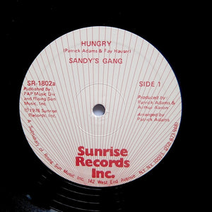 SANDY'S GANG "Hungry" RARE P&P DISCO FUNK REISSUE 12"