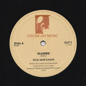 WARNER "Live And Learn" PRIVATE MODERN SOUL BOOGIE REISSUE 12"