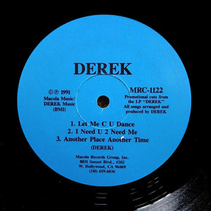 DEREK "Let Me C U Dance" MEGA RARE SYNTH BOOGIE STREET SOUL 12"