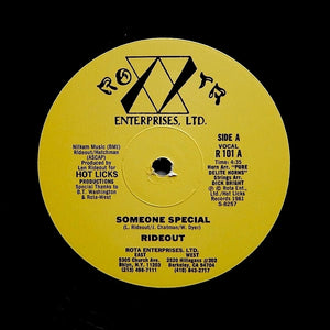 RIDEOUT "Someone Special" RARE SYNTH BOOGIE DISCO FUNK REISSUE 12"