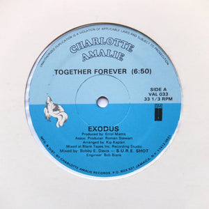 EXODUS "Together Forever" PRIVATE PRESS CHARLOTTE AMALIE SYNTH BOOGIE 12"