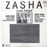ZASHA "Love Target" SOUTH AFRICA BUBBLEGUM SYNTH BOOGIE FUNK LP