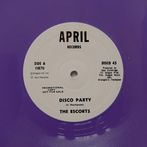 THE ESCORTS "Disco Party" 70s CLASSIC DISCO FUNK SOUL REISSUE 12"