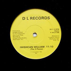 THE 3 PIECES "Iwishcan William" MEGA RARE PRIVATE PRESS DC GO-GO SYNTH BOOGIE FUNK 12"