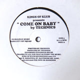 TECHNICS "Come On Baby / Don't Hate" RARE BALTIMORE CLUB BREAKBEAT HOUSE 12"