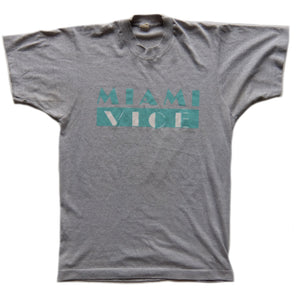Miami Vice ~ Made In Usa ~ Ultra Rare Vintage 80s Single Stitch Screen Stars T-Shirt (Medium)