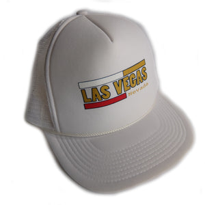 Las Vegas, Nevada ~ Vintage ~ Rare 90s Y2K LV NV Gambling Casino Foam Snapback Trucker Hat