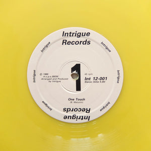 INTRIGUE "One Touch" RARE SYNTH BOOGIE FUNK REISSUE 12" - YELLOW VINYL