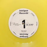 INTRIGUE "One Touch" RARE SYNTH BOOGIE FUNK REISSUE 12" - YELLOW VINYL