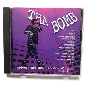 THA BOMB ~ UNKNOWN MIDWEST HIP HOP R&B NEW JACK SYNTH FUNK CD