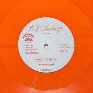 SCARBROUGH "Make Love To You" PRIVATE DISCO SOUL FUNK REISSUE 12" RED