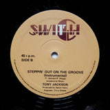 TONY JACKSON "Steppin Out On The Groove" UK BOOGIE FUNK REISSUE 12"