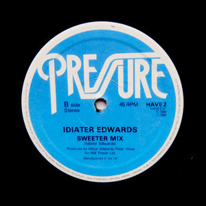 IDIATER EDWARDS "Loving Sweet Devotion" RARE UK SYNTH BOOGIE REISSUE 12"