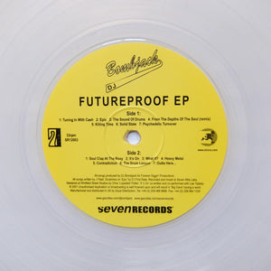 DJ BOMBJACK "Futureproof EP" HIP-HOP TRIP HOP DJ BREAKS CLEAR COLOR VINYL 12"