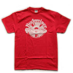 Budweiser Showdown "Tournament Of Jams" 80s Funk Boogie T-Shirt - Red