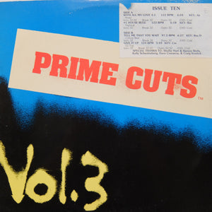 PRIME CUTS "Issue Ten Vol. 3" ZZ TOP CULTURE BEAT SYNTH FUNK HOUSE 12"