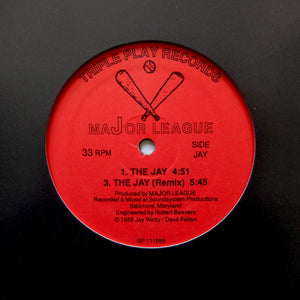 MAJOR LEAGUE "The Jay" PRIVATE BALTIMORE RANDOM RAP FUNK 12"