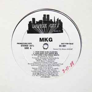 MKG "SHED TEAR" PRIVATE FREESTYLE ELECTRO FUNK TECHNO 12"