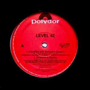 Level 42 "Children Say / Starchild / Platinum Edition Megamix" WALLY BADAROU BOOGIE REISSUE 12"