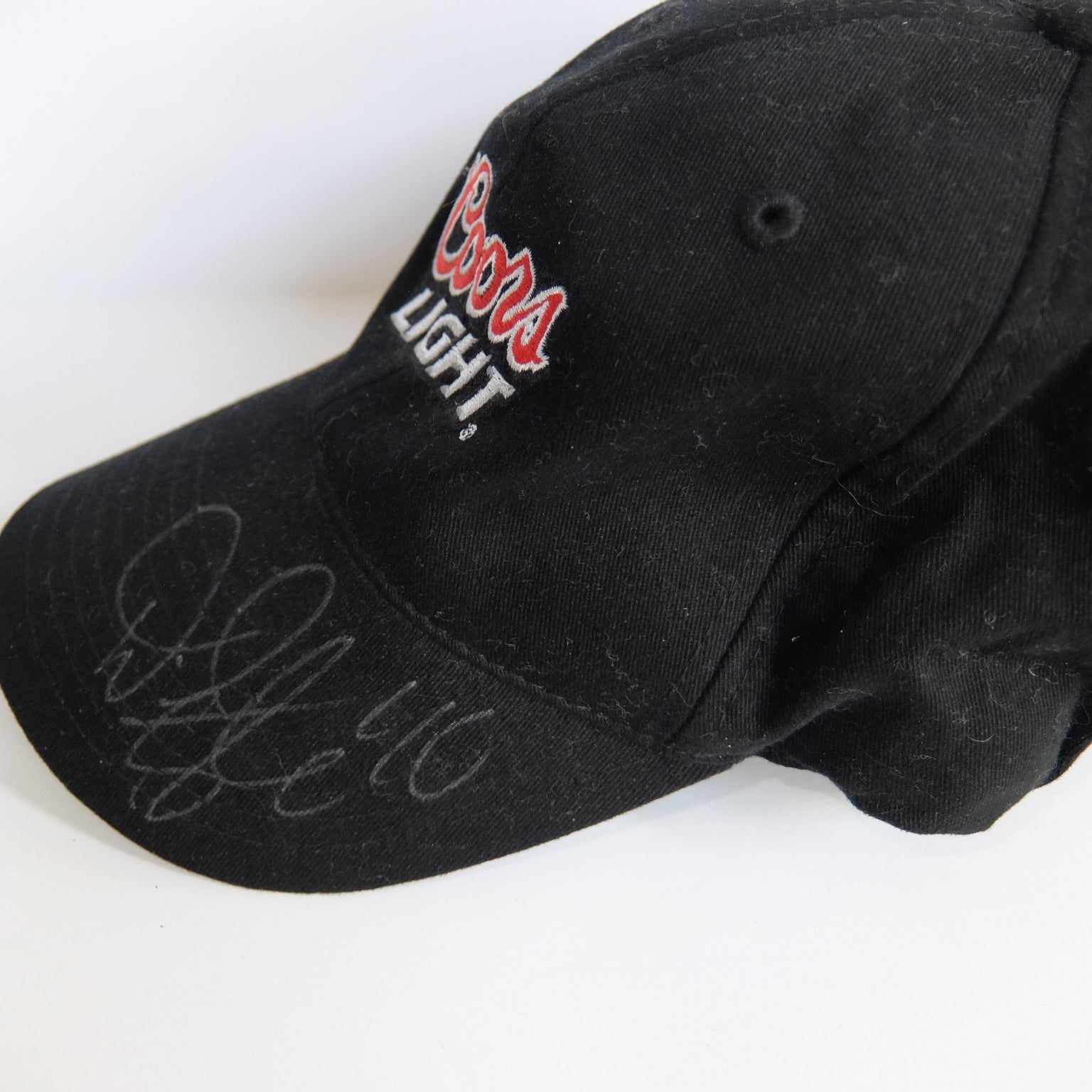 Coors Light Racing Team キャップ ブラック Coors Light Beer Patch Trucker Hat Yupoong/YP Classic 6006