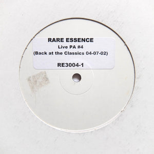 Rare Essence "Live PA #4" RARE PRIVATE PRESS DC GO-GO FUNK HIP-HOP RANDOM RAP TEST PRESS LP