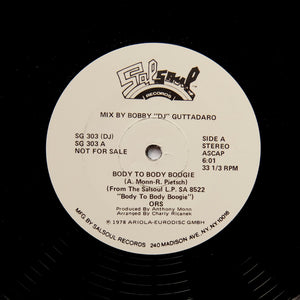 ORS "Body To Body Boogie" 1978 SOUL DISCO FUNK REISSUE 12"