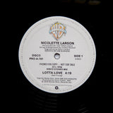 NICOLETTE LARSON "Lotta Love" RARE DISCO SOUL AOR PROMO REISSUE 12"
