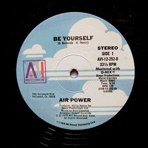 AIR POWER "Be Yourself" RARE COSMIC DISCO BOOGIE FUNK REISSUE 12"