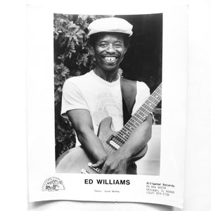 LIL' ED WILLIAMS ALLIGATOR RECORDS CHICAGO 8x10 PROMO PHOTO