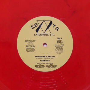 RIDEOUT "Someone Special" RARE SYNTH BOOGIE DISCO FUNK REISSUE 12" RED