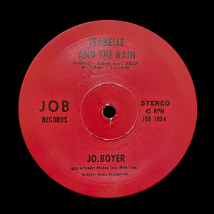 JO BOYER "Isabelle In The Rain" RARE COSMIC DISCO FUNK REISSUE 12"
