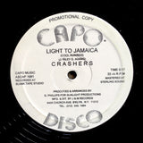 CRASHERS "Light To Jamaica / Skank" RARE COSMIC DISCO HOLY GRAIL REISSUE 12"