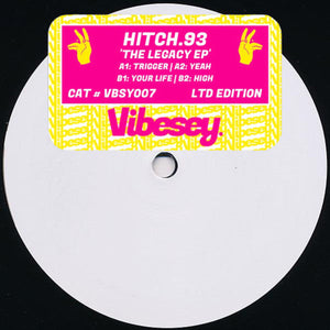 HITCH.93 "The Legacy EP" VIBESEY UK GARAGE DEEP HOUSE 12"