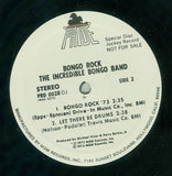 The Incredible Bongo Band "Apache / Bongo Rock / Let There Be Drums" RARE COSMIC DISCO REISSUE 12"