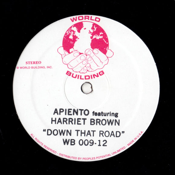 APIENTO featuring HARRIET BROWN 