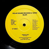 BLAIR "Nightllife" COSMIC SYNTH FUNK DISCO REISSUE 12"