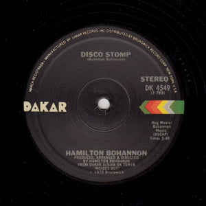 HAMILTON BOHANNON "Disco Stomp" DISCO FUNK REISSUE 12"