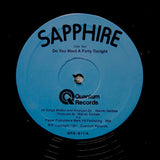 SAPPHIRE "Come Dance With Me" PRIVATE PRESS DISCO FUNK BOOGIE REISSUE 12"