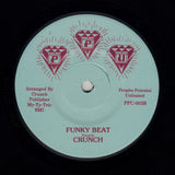 CRUNCH "Funky Beat" BIZARRE SYNTH DISCO FUNK 7"