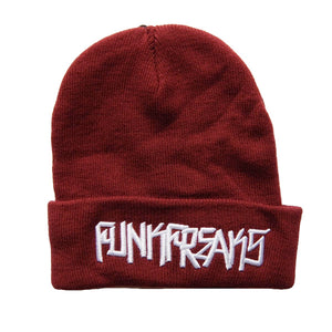 Funk Freaks California ~ Burgundy Knit Ski Hat