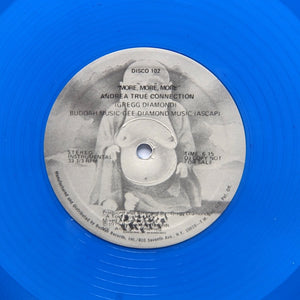 Andrea True Connection "More, More, More" RARE DISCO SOUL REISSUE BLUE VINYL 12"