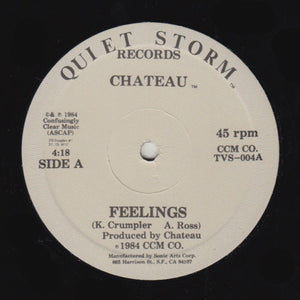 CHATEAU "Feelings" PRIVATE MODERN SOUL BOOGIE GRAIL REISSUE 12"