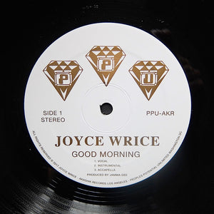 JOYCE WRICE "Good Morning" BENEDEK PPU / AKASHIK MODERN SOUL R&B FUNK 12"