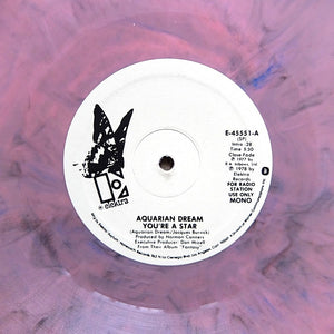 AQUARIAN DREAM "You're A Star" RARE DISCO SOUL REISSUE 12" COLOR VINYL